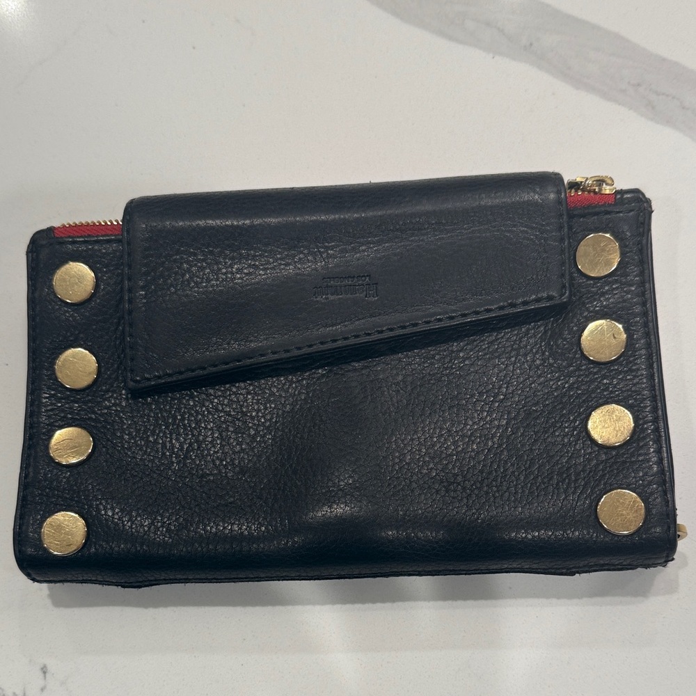 Hammitt Black Leather Wallet
